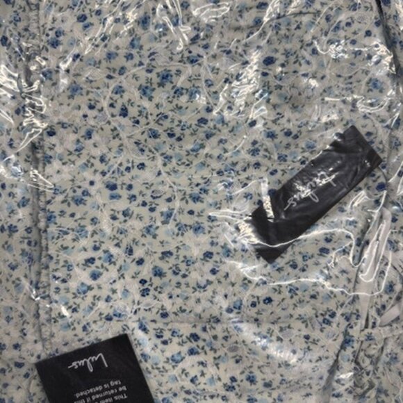 NWT Lulus Top Tier Babe Blue Floral Embroidered Sleeveless Midi Dress (size S) - Picture 12 of 12